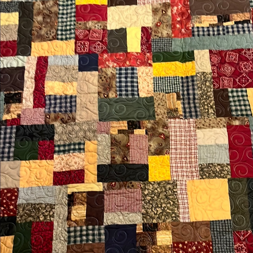 Homemade Patch Throw - Picture 2 of 5